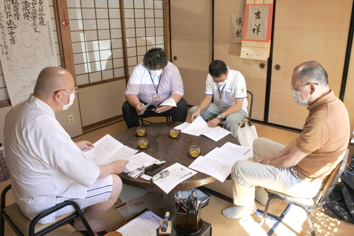 打合せの様子（復元・復旧）